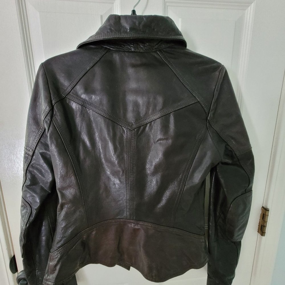2004 Guess Small Petite Leather Jacket